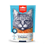 Wanpy Adult Cat Soft Chicken Jerky Strips 80 g Pouch - Confiance Co
